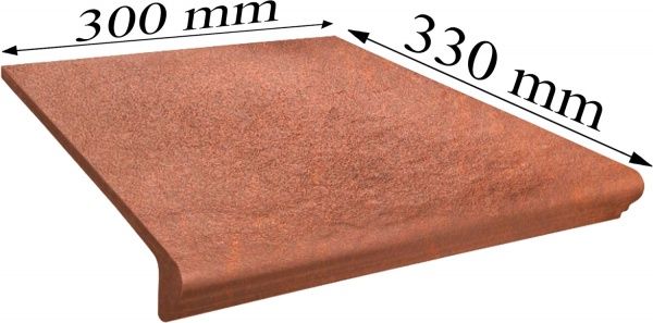 Клінкерна плитка Солар Оранж прямий капінос 30x33 Opoczno