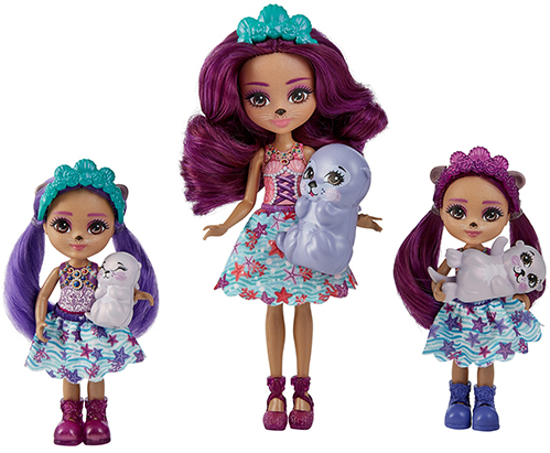 Игровой набор Enchantimals Royal Дружественная семья Выдр