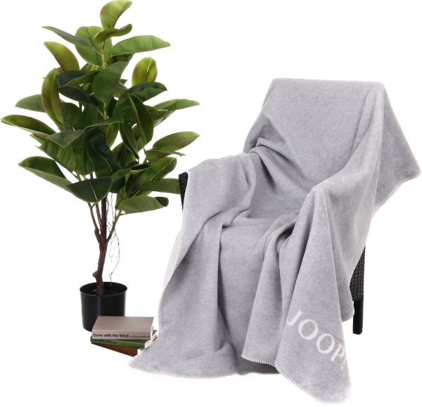 Плед Melange-Df Stein-Silber 150x200 см серый Joop! 