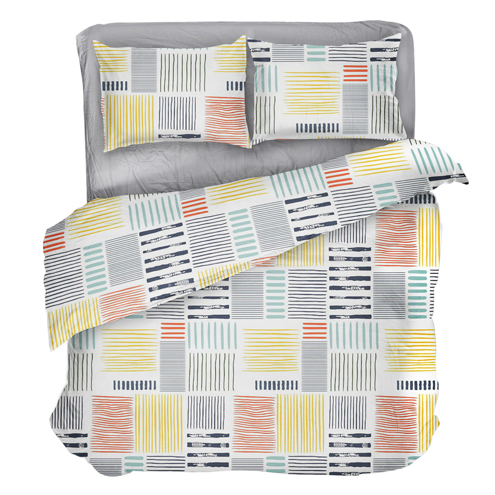 Комплект постільної білизни SELVEDGE 2.0 різнокольоровий UP! (Underprice)