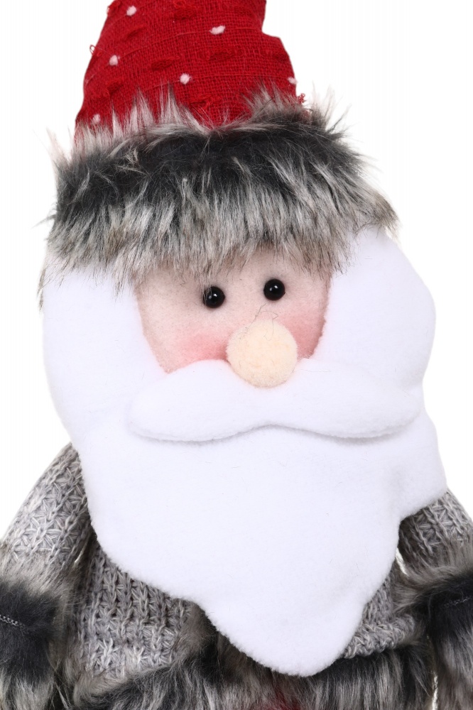 Декорация новогодняя Санта/Снеговик который сидит в ассортименте AH241599AB 46 см