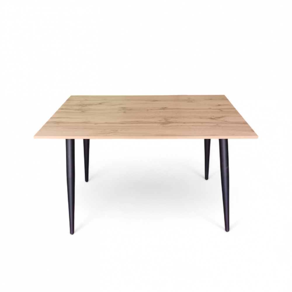 Стіл обідній Normal-В 1200x800x750мм дуб тахо/чорний