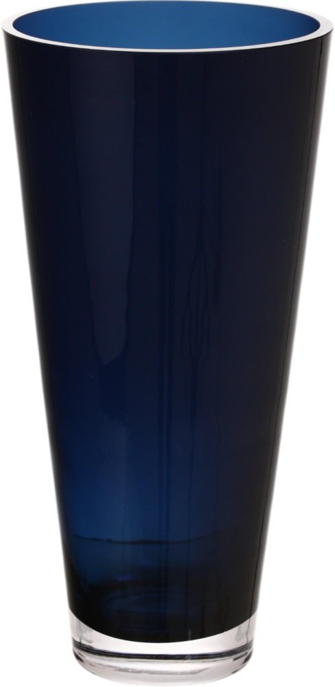 Ваза скляна Wrzesniak Glassworks Sofi 30 см синій 17-133B
