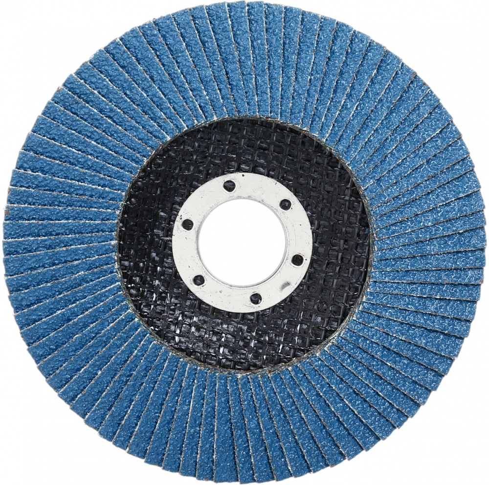 Круг пелюстковий LION торцевий по металу/нержавійці 125х22,23 мм 125 мм P60