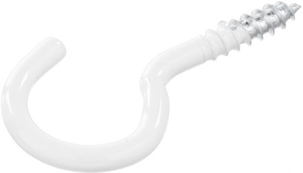 Шуруп универсальный с C-крюком 3x40 мм 6 шт белый Expert Fix