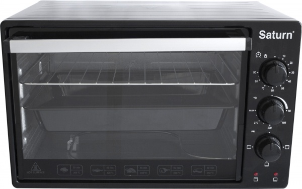 Електрична піч Saturn ST-EC3401 Black 