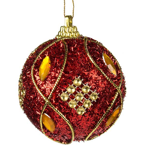 Шарик новогодний Восьмерка SDA107160R 60 мм