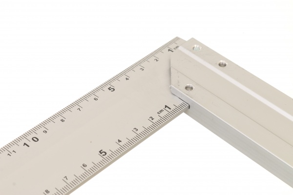 Угольник Compass 250 мм анодированный 90 две шкалы К-250