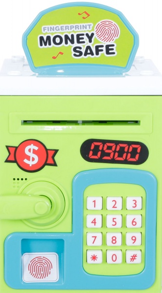 Сейф-скарбничка електронний дитячий банк зелений OTE0644690/green