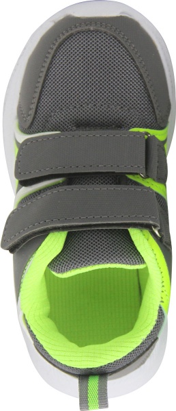 Кросівки для хлопчика UTSH-K5192 р.27 сірий із салатовим 