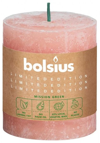 Свеча Divine Earth Рустик 80/68мм Земля Bolsius