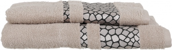 Набор полотенец Rhomb 2 шт бежевый Luna 