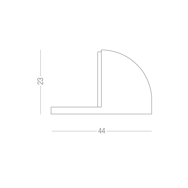 Стопор дверной MVM М-24 MC матовый хром