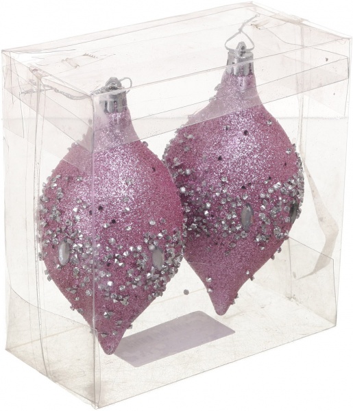 Набор елочных шаров Комплект № 23 d 120 мм 2 шт./уп.