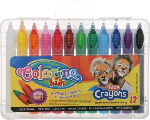 Краски для лица 32650PTR 12 кольорів Colorino