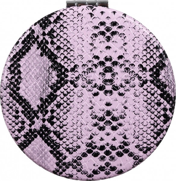 Зеркало карманное косметическое Лідер Канц Змеиная кожа в ассортименте 