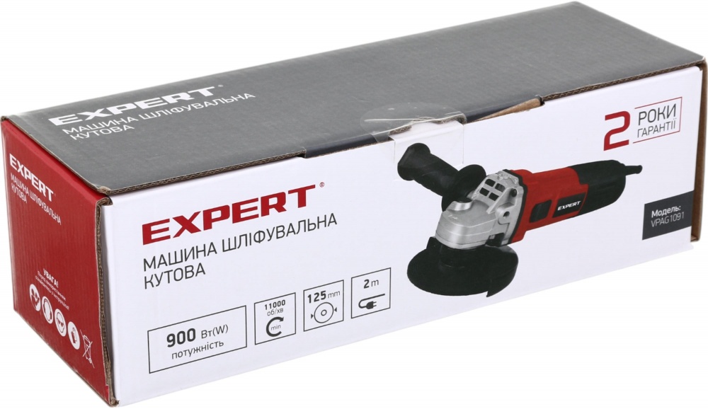 Болгарка (угловая шлифмашина) Expert Tools VPAG1091