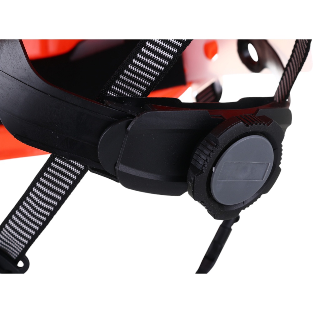 Каска строителя Montero красный W-037