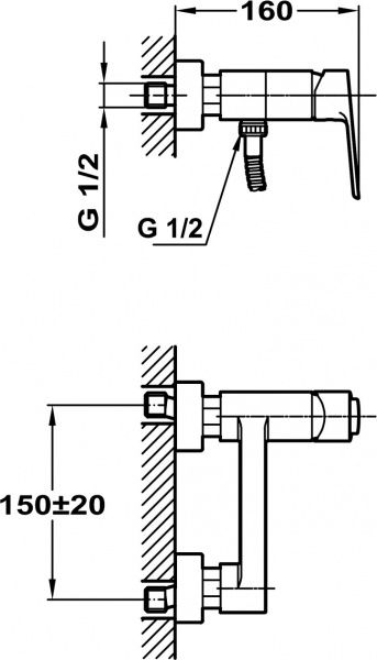 Смеситель для ванны Teka PALMA