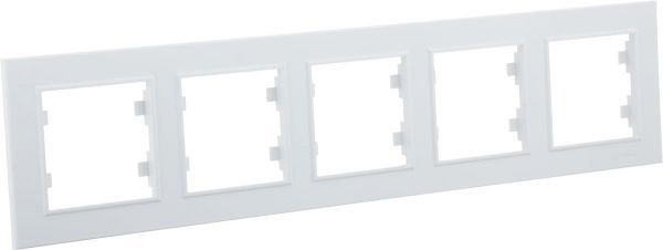 Рамка пятиместная Makel Karea горизонтальная белый