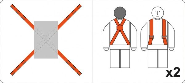 Набір для переміщення вантажів YT-74262 YATO 8х280 см