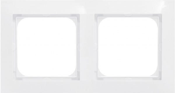 Рамка двомісна OSPEL IMPRESJA універсальна білий R-2Y/00