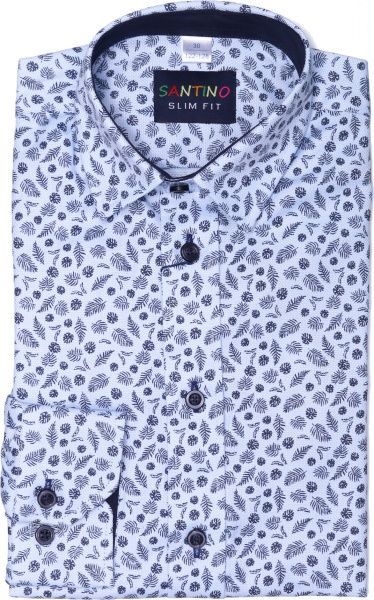 Рубашка детская Легпромторг 9312 р.134 бело-голубой 