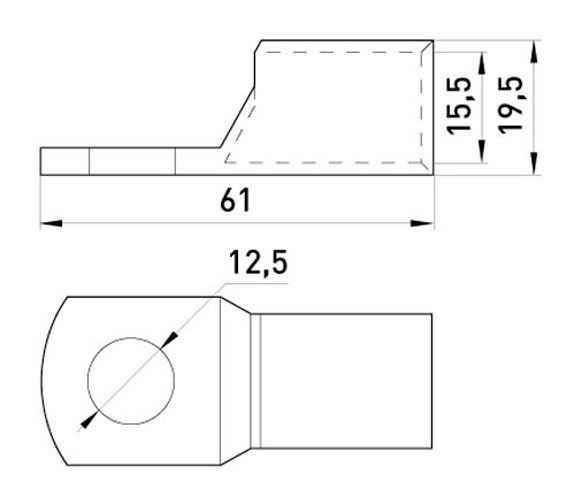 Наконечник кабельний E.NEXT e.end.stand.c.120 мідний луджений 120 кв.мм 1 шт. 