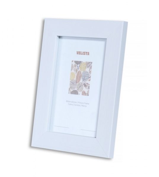 Рамка для фотографии со стеклом Velista 26B-015v 10x15 см белый 