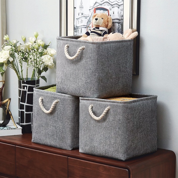 Ящик для хранения MVM TH-12 L GRAY 330x330x330 мм