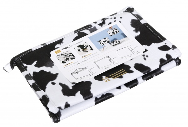 Косметичка Cow Spots 24х8х14 см PU RH114