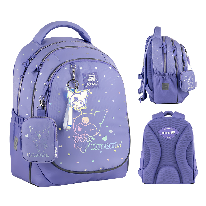 Рюкзак школьный KITE Education Kuromi HK25-700M