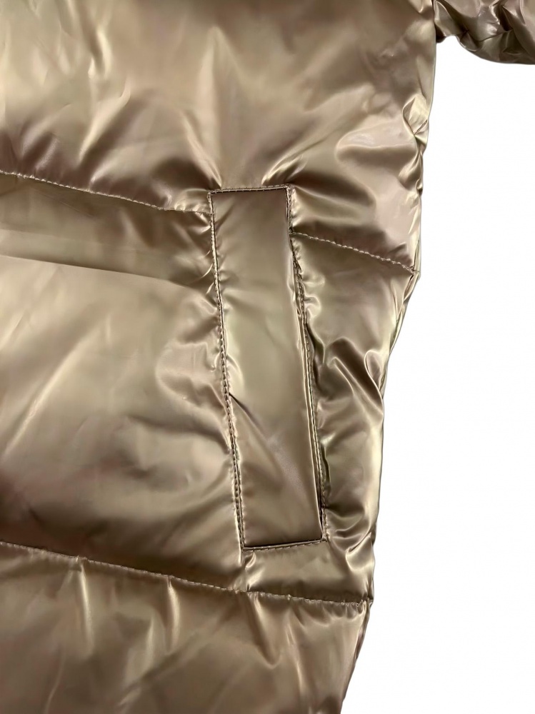 Куртка-пуховик для девочек HW р.104–110 серый COG2912303