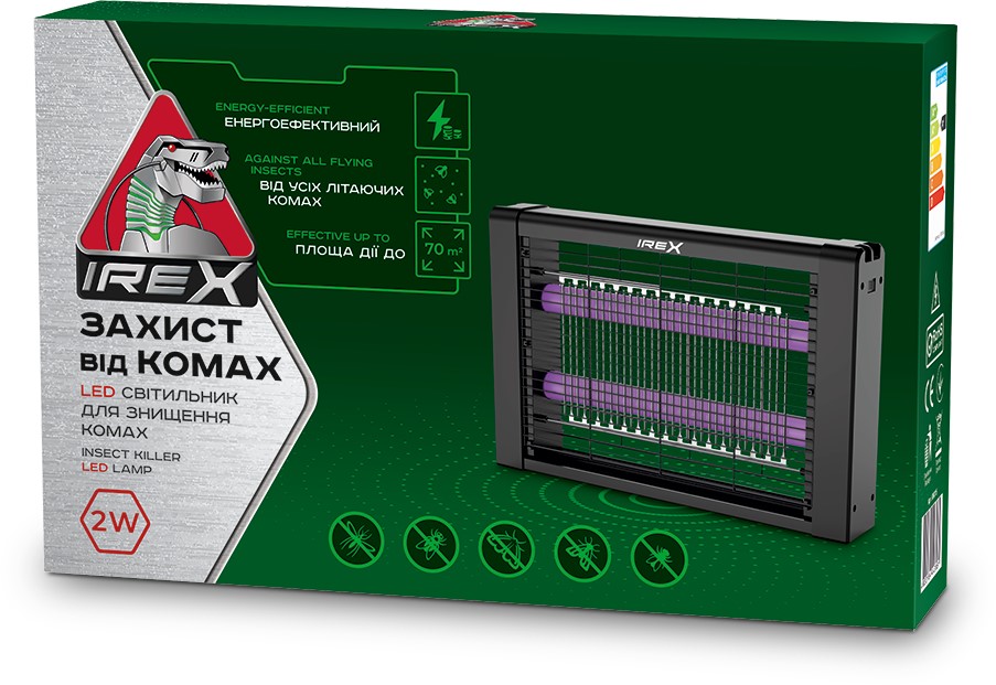Светильник для уничтожения насекомых IREX LED 2 Вт