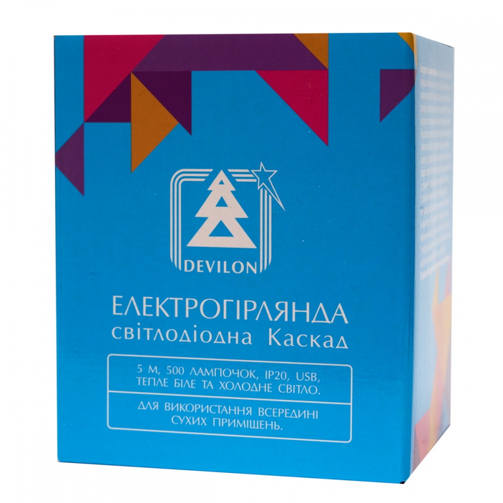 Электрогирлянда светодиодная Девилон светодиодная (LED) 500 ламп (721299)