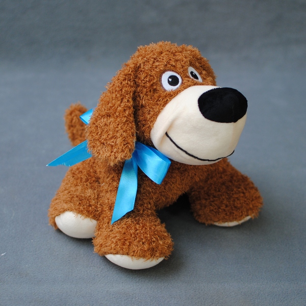 Мягкая игрушка Stip Щенок Тимка 30 см коричневый