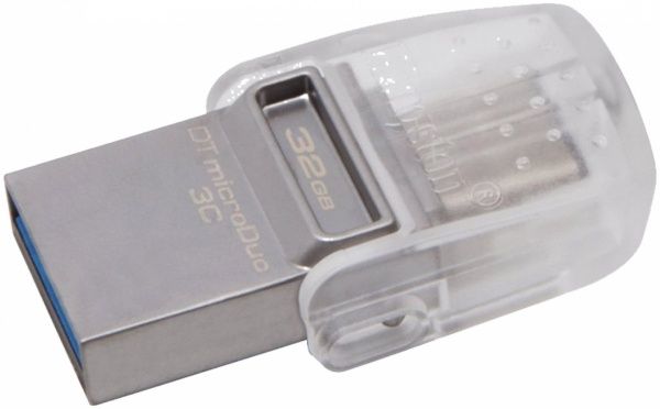 Флеш-пам'ять USB Kingston DataTraveler MicroDuo 3C 32 ГБ USB 3.0microUSB (OTG) (DTDUO3C/32GB)  