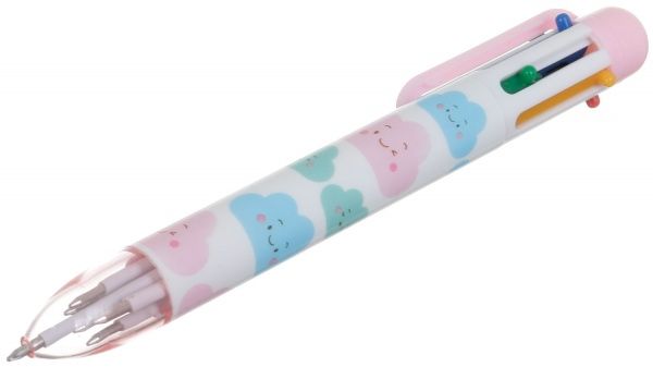 Ручка шариковая Веселый котенок 6 цветов 