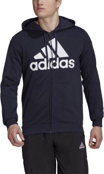 Джемпер Adidas M BL FT FZ HD GK9045 р. S синій