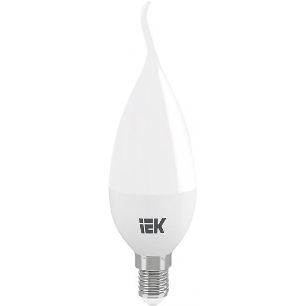 Лампа светодиодная IEK ECO 7 Вт CA35 матовая E14 220 В 4000 К 