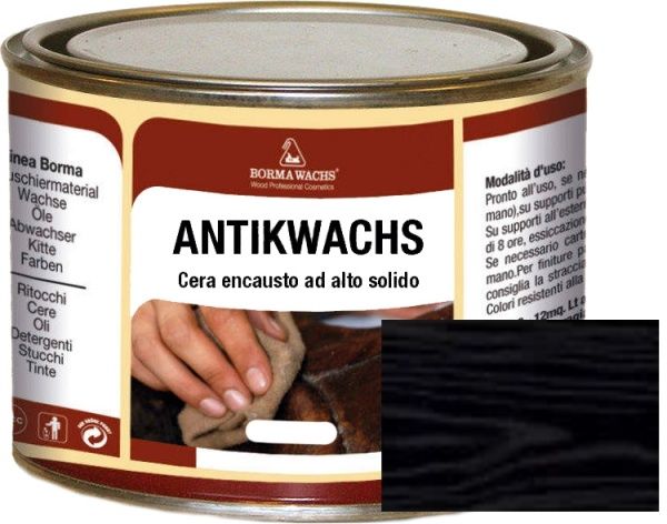 Віск Borma Wachs ANTIK WACHS 3423 60 чорний глянець 0,5 л 0,819 кг