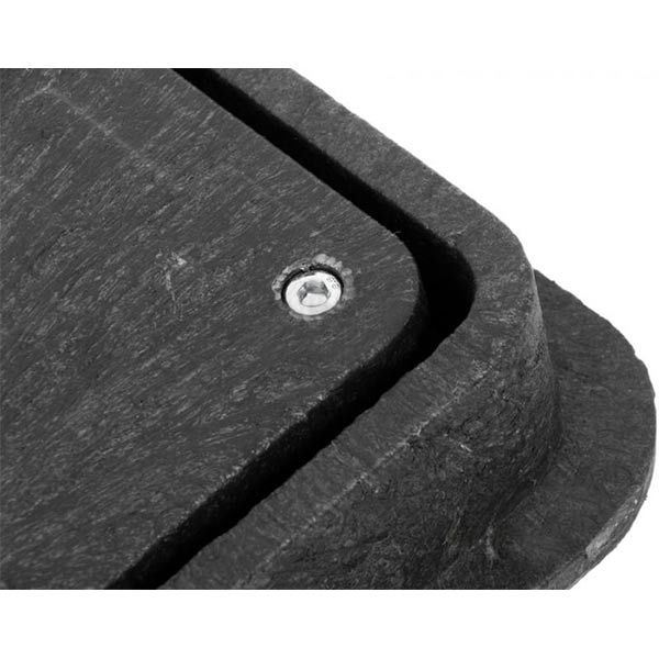 Люк канализационный Rhein 650x650 мм A15 с замком черный