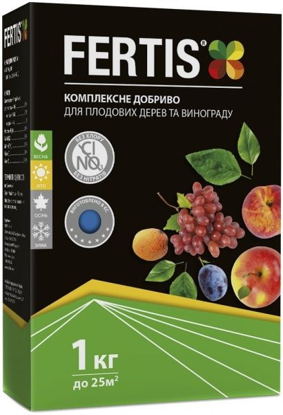 Добриво мінеральне Arvi Fertis Для плодових дерев та винограду 1 кг