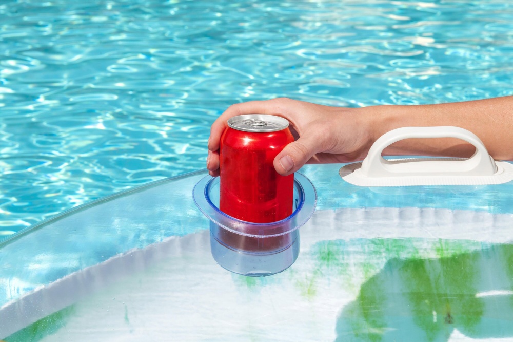 Круг надувной Bestway ø104 с подголовником и ручками Tie dye