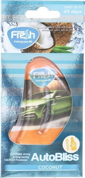 Ароматизатор підвісний FRESHWAY AutoBliss Coconut 8 мл