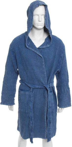 Халат чоловічий Home Line Stonewashed р. XL синій 