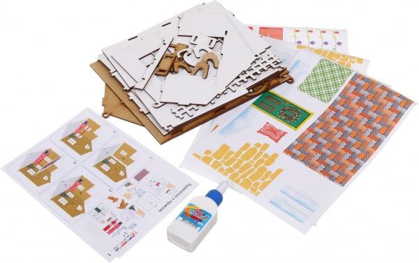 Набір Zбирайко Будиночок іграшковий з терасою