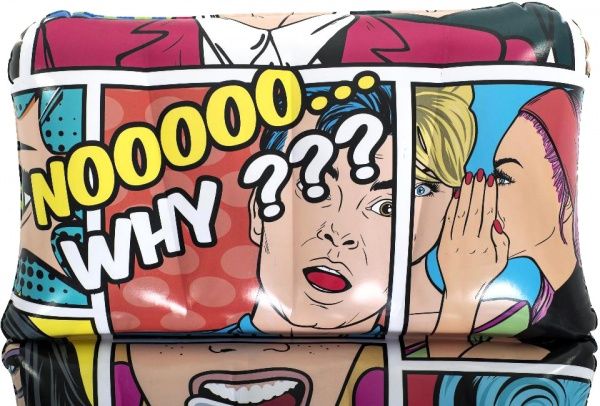 Матрас надувной Bestway Pop Art 183х71 см 183х71 см разноцветный принт