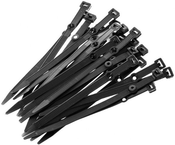 Стяжка кабельная под шуруп Smart X Connect UP-z O15-38 мм UV 25 шт. черный 