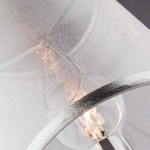 Настольная лампа декоративная Strotskis Gloria 2x40 Вт E14 хром/серебро 01069/2 